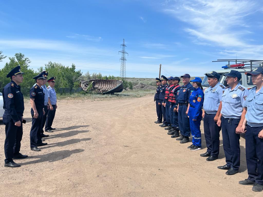 Қарағанды облысы ТЖ және полиция департаменттерінің қызметкерлері  Самарқанд және Шерубай-Нұра су қоймалары су айдындарында профилактикалық іс-шаралар өткізді.