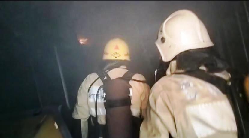 В г. Усть-Каменогорске при пожаре в продовольственном магазине   эвакуировано 30 человек