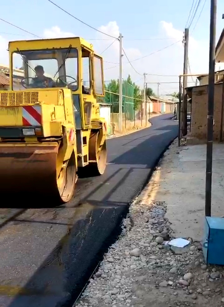 Асфальт төсеу жұмыстары