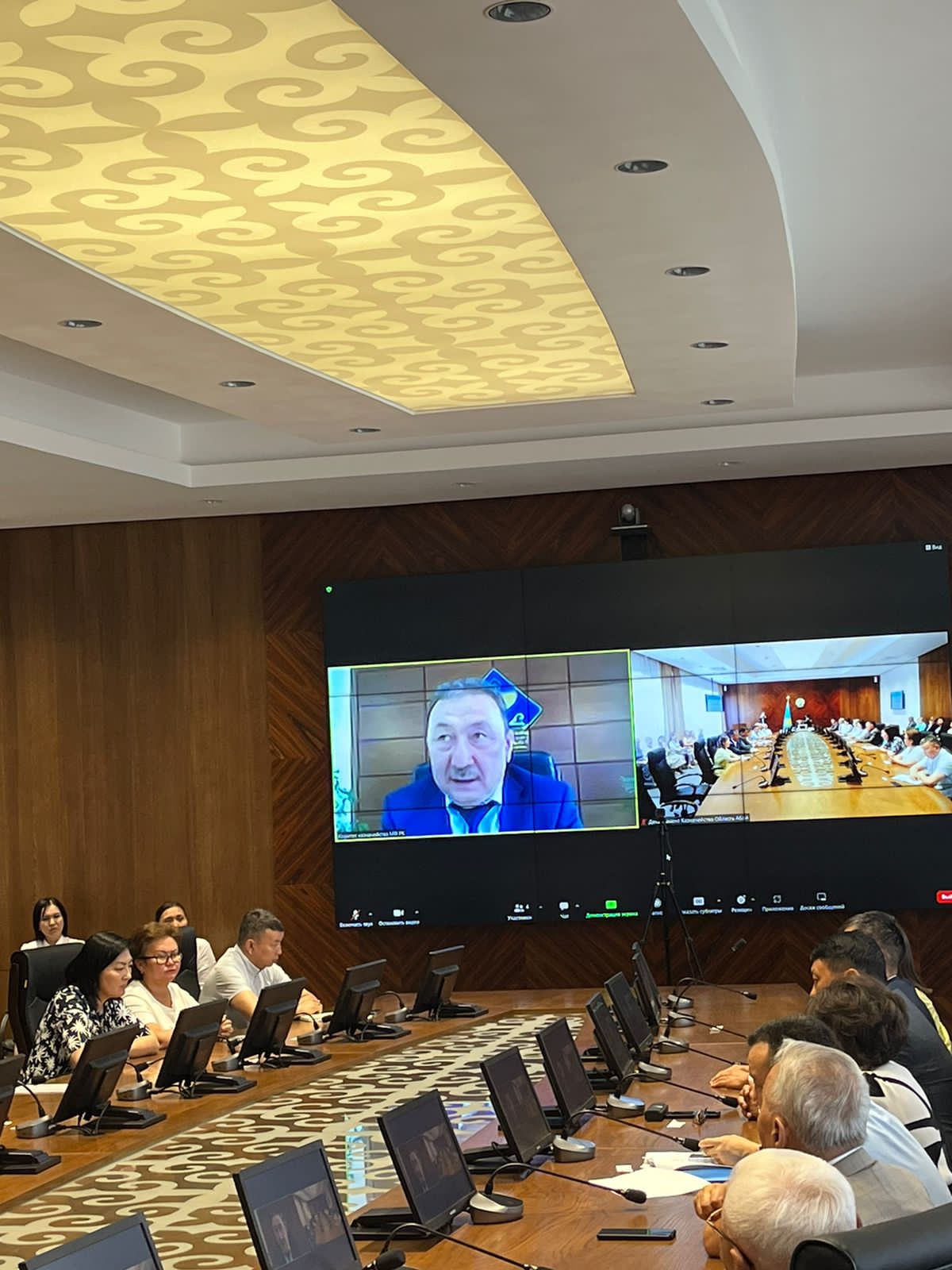 Встреча председателя Комитета казначейства с населением области Абай