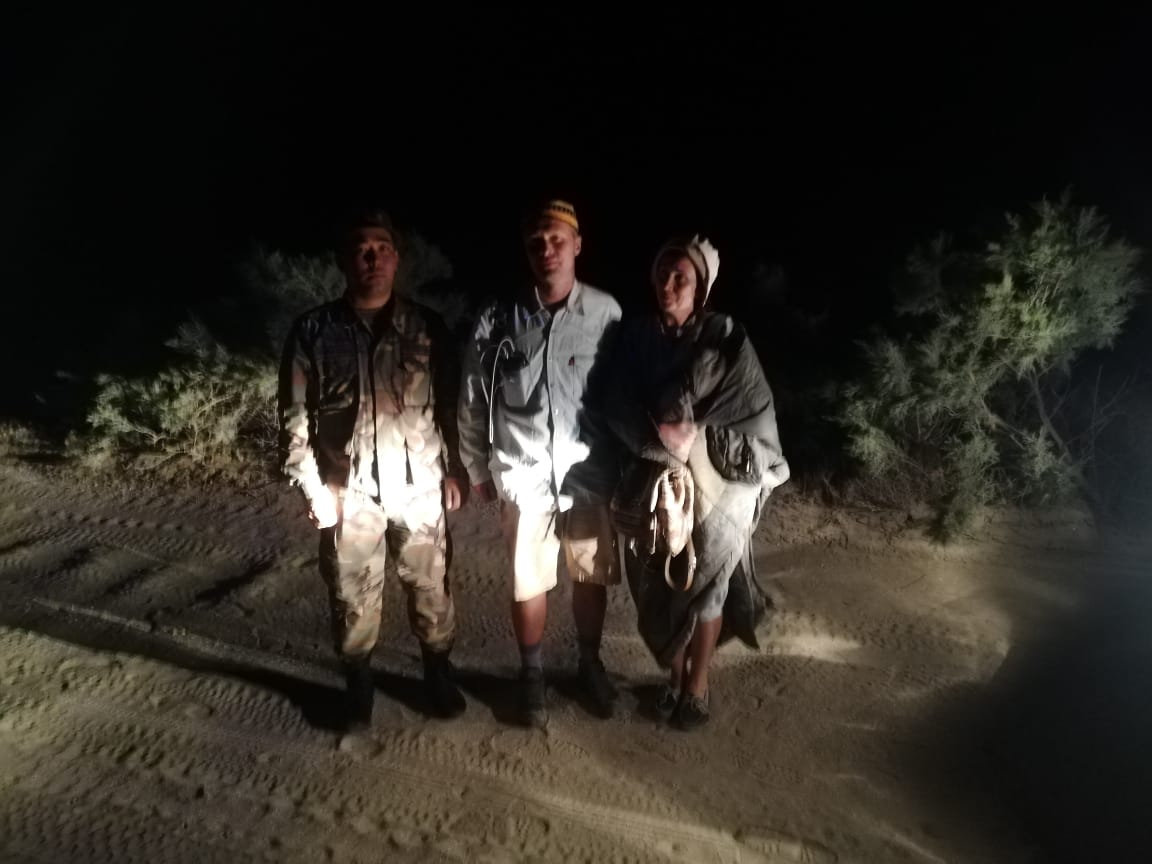 Представители органов гражданской защиты, благополучно обнаружившие граждан России  &nbsp;  &nbsp;