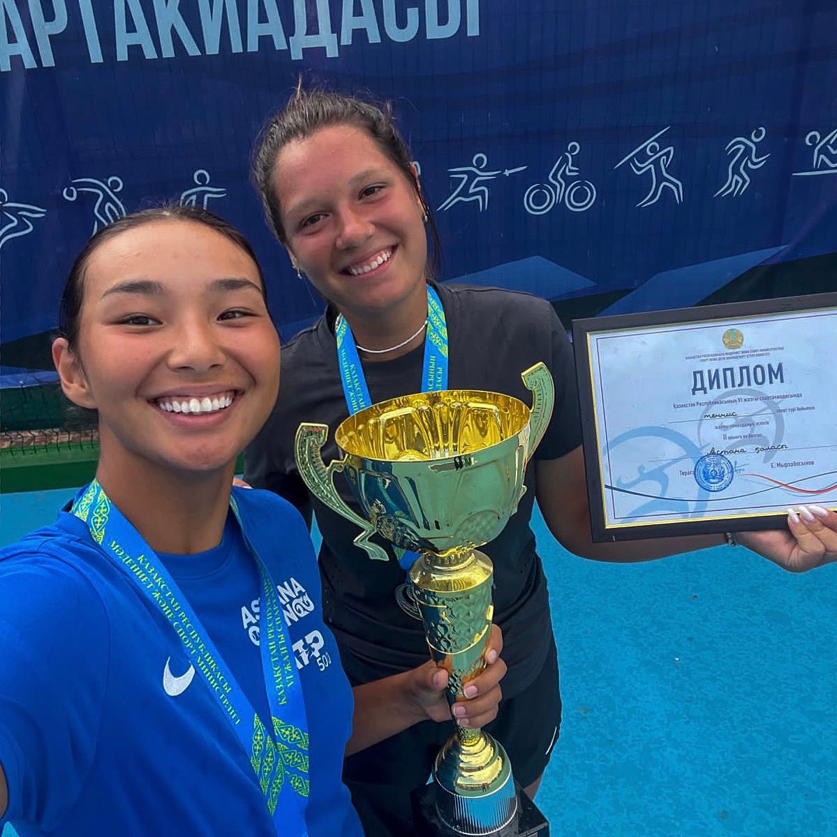 Астанада теннистен жазғы спартакиада аяқталды