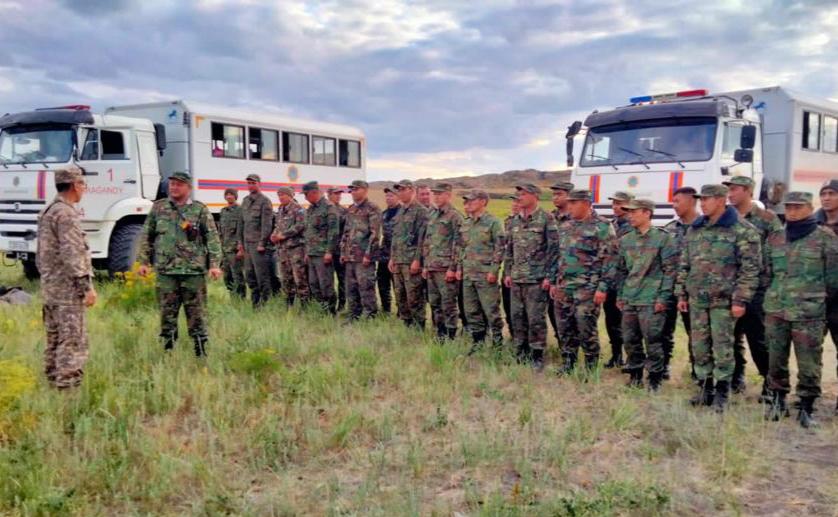 Өткен демалыс күндері Қарағанды облысында 10 табиғи өрт және құрғақ шөптің жануы жойылды