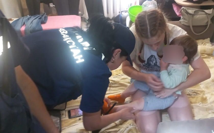 В Западно-Казахстанской области спасли ребенка
