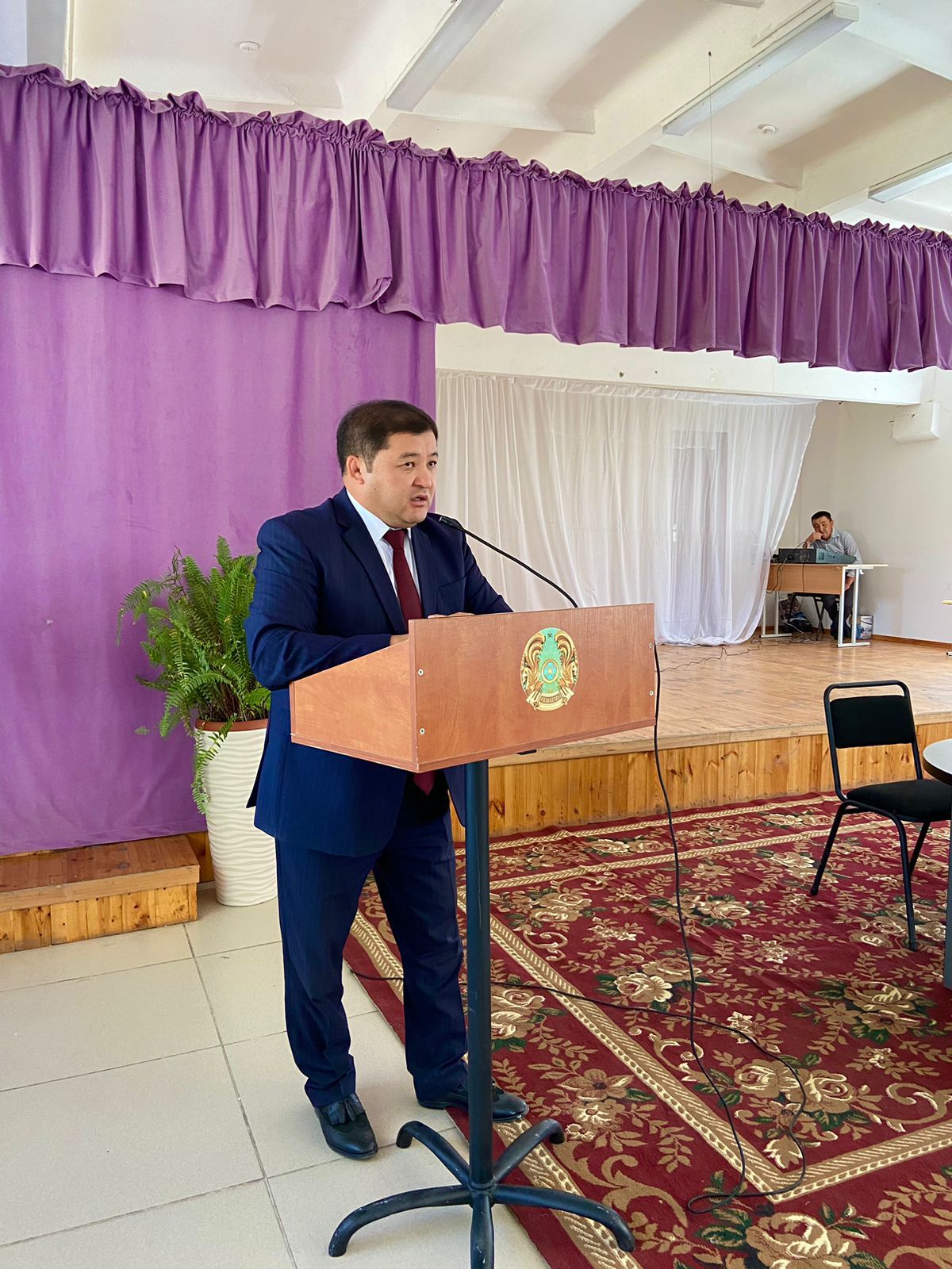 Аудан әкімінің халыққа есеп беру кездесуі