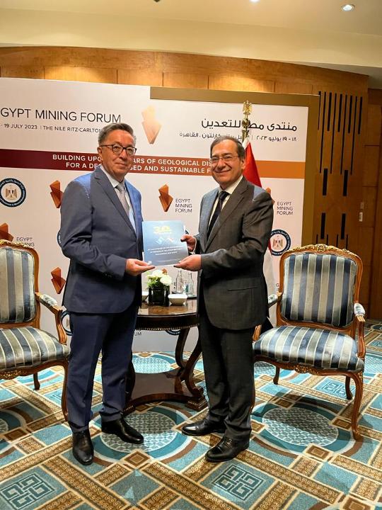 Казахстанская компания приняла участие в крупнейшем  на Ближнем Востоке Египетском горнодобывающем форуме