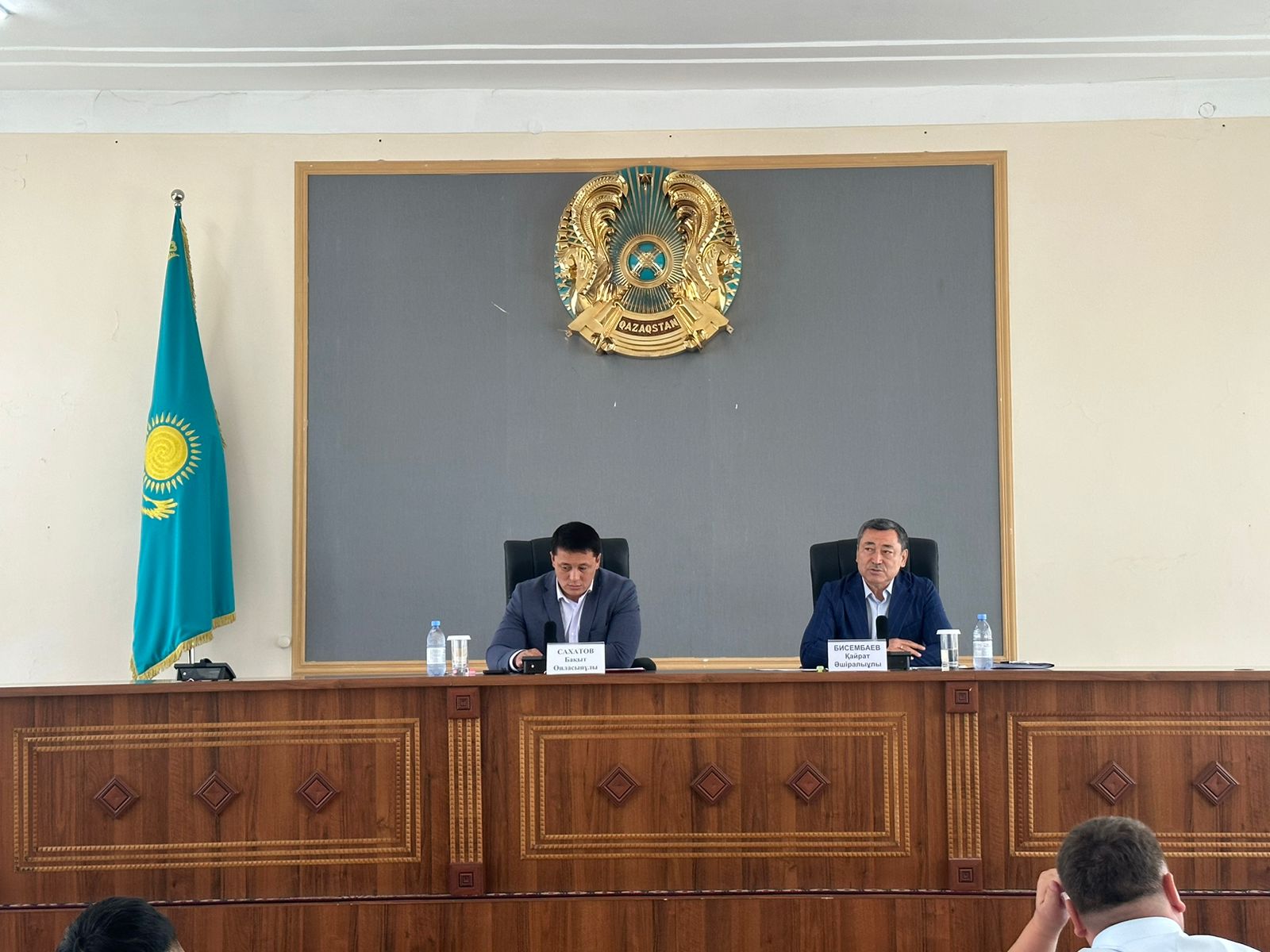 Қордай ауданында жиналыс өтті