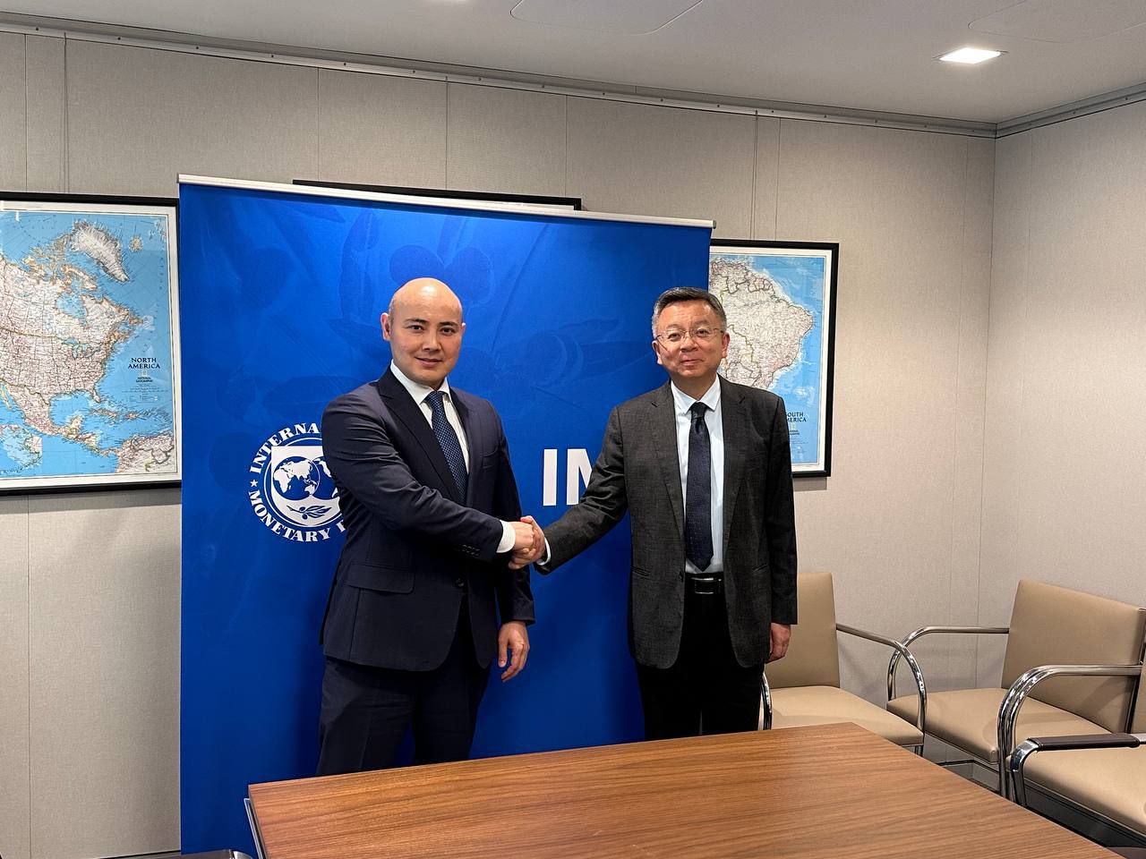 ҚР ҰЭМ басшысы Халықаралық валюта қорының басшылығымен кездесті
