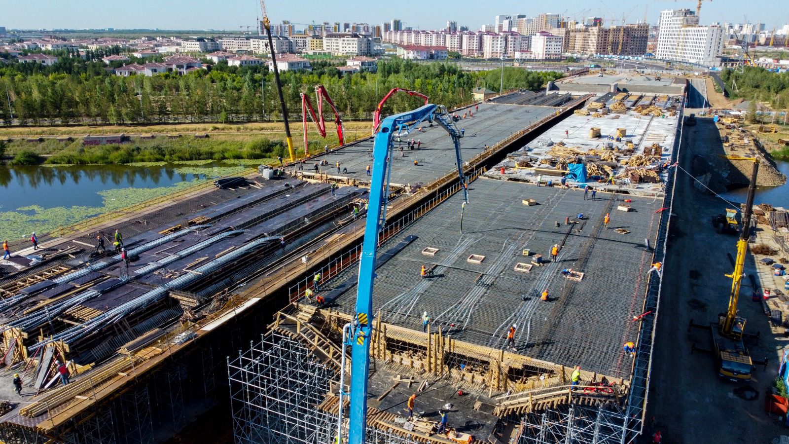 В Астане построят мост через р.Есиль по улице Кенесары