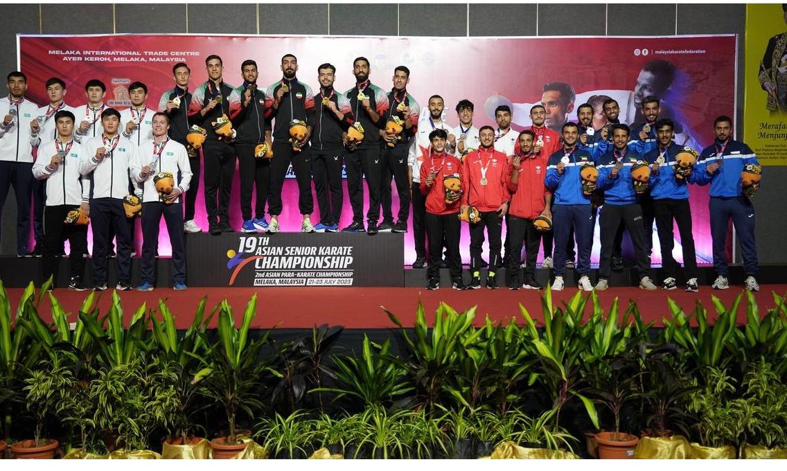 Сборная Казахстана впервые выиграла медальный зачет чемпионата Азии по каратэ WKF