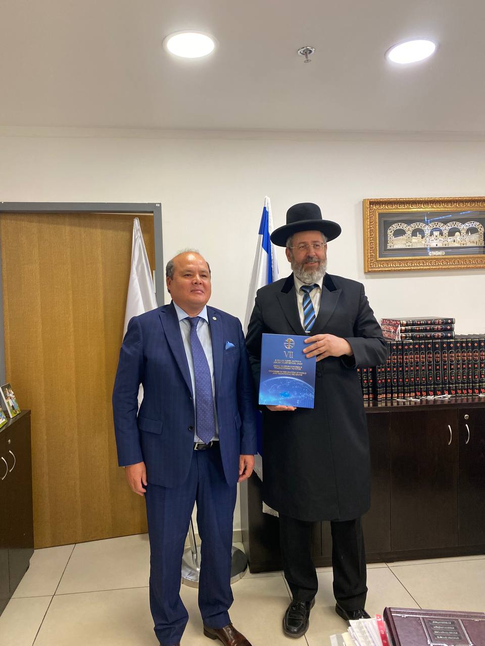 Әлемдік және дәстүрлі діндер лидерлері съезі Хатшылығының мерейтойлық отырысы Израиль дін қайраткерлерінің назарында