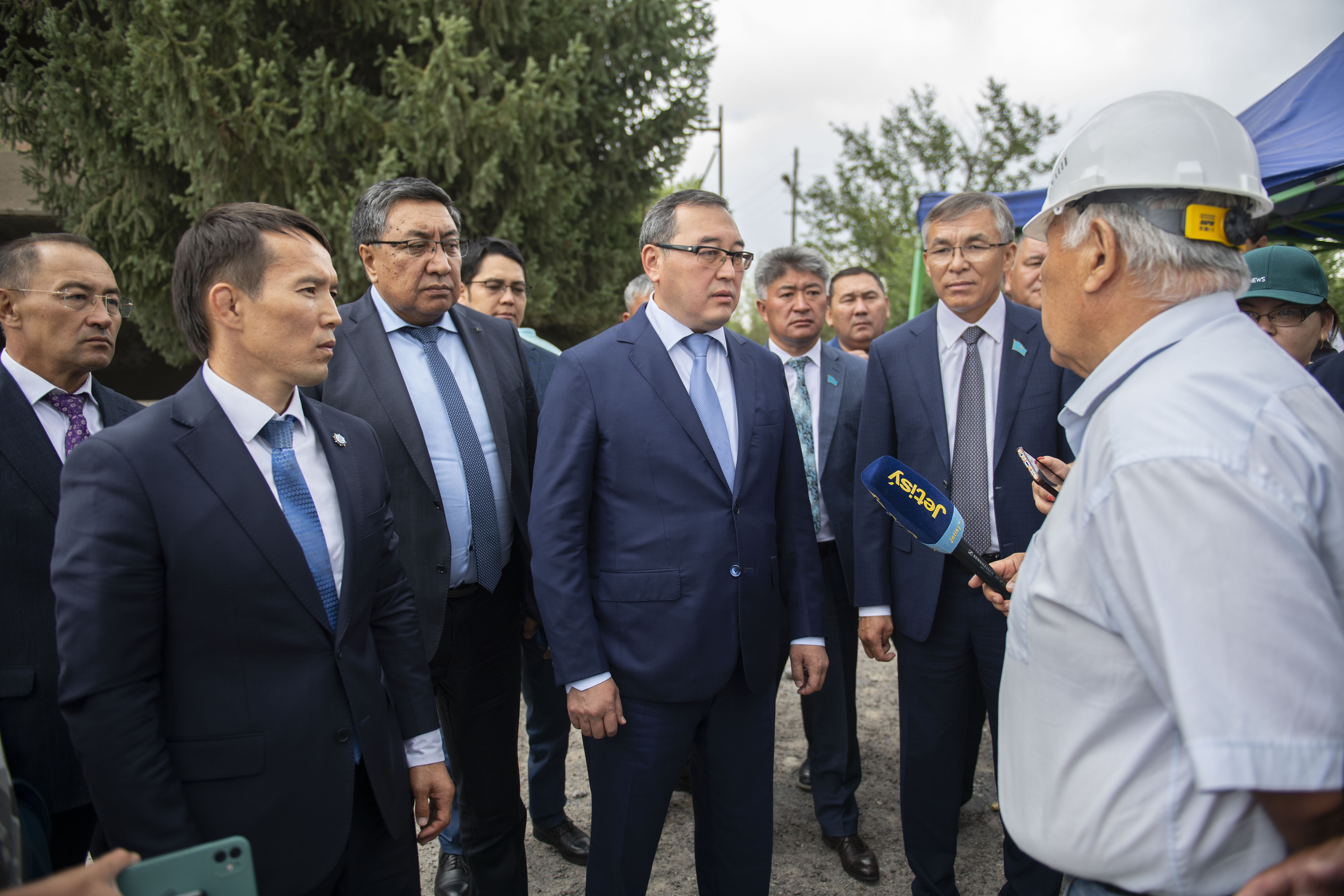 Марат Султангазиев с рабочим визитом посетил Кегенский район