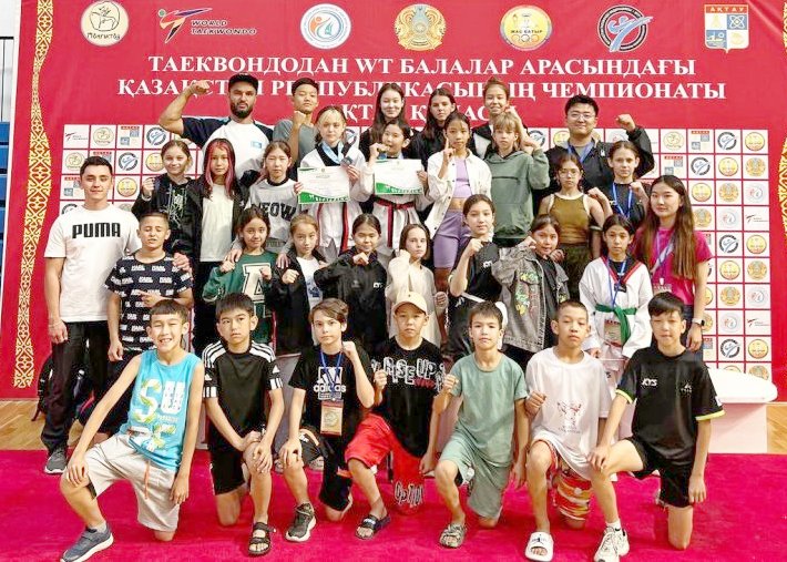 Медалисты чемпионата Казахстана по таэквондо