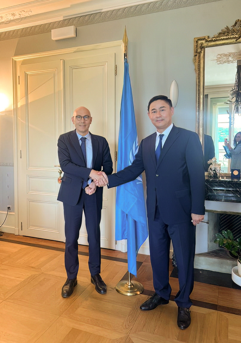 Қазақстан Республикасының Әділет министрі А.Есқараев БҰҰ-ның Адам құқықтары жөніндегі Жоғарғы комиссары Фолькер Тюрк мырзамен кездесті