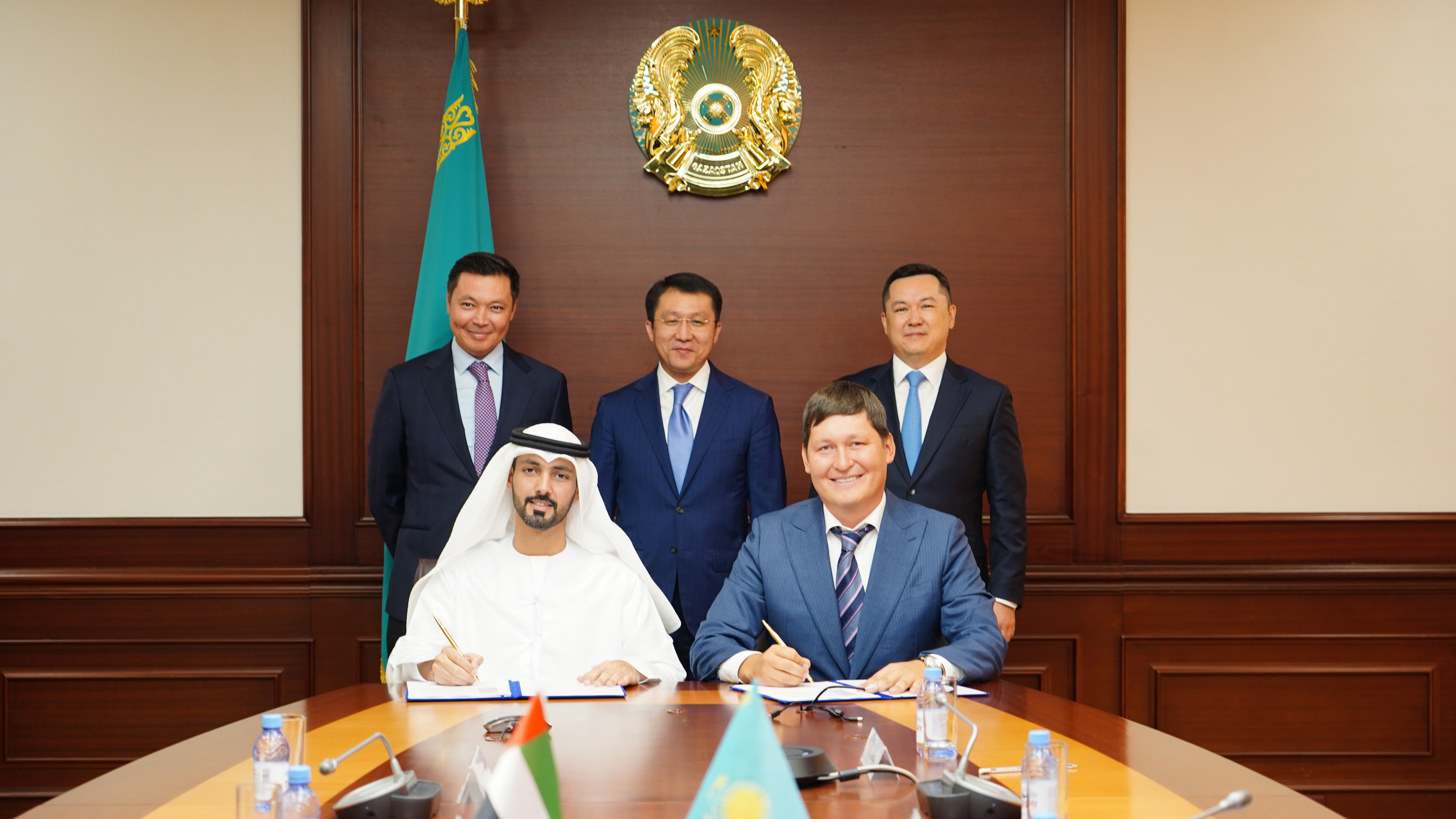 Подписано соглашение с AD Ports Group о развитии инфраструктуры терминалов Саржа в порту Курык