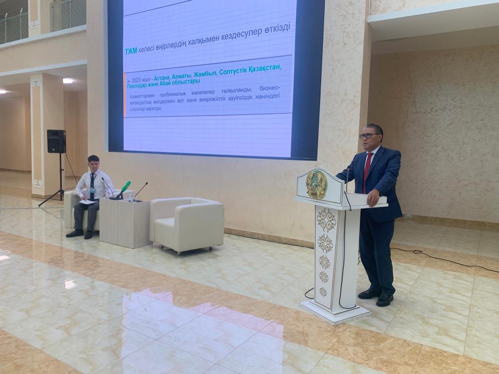 Вице-министр по чрезвычайным ситуациям с рабочим визитом посетил Костанайскую область