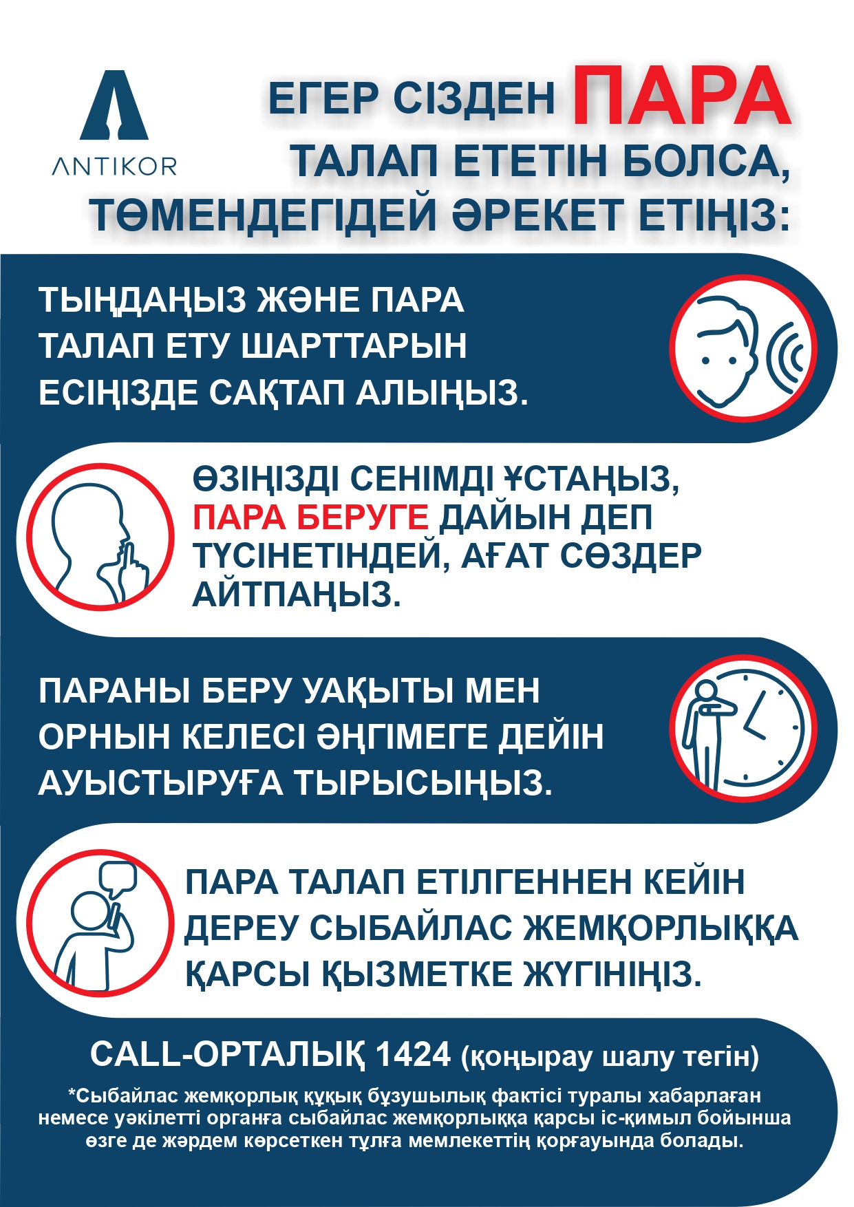 Егер сізден пара талап ететін болса не істеу қажет?