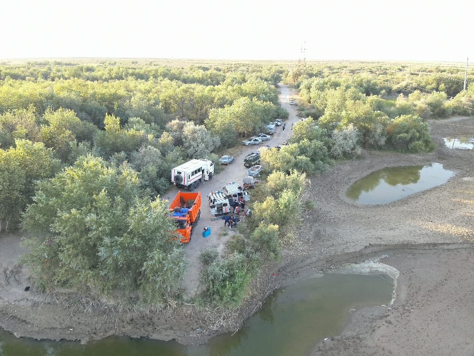 Түркістан облысы Отырар ауданындағы Сырдария өзенінде суға батқандар туралы ақпарат