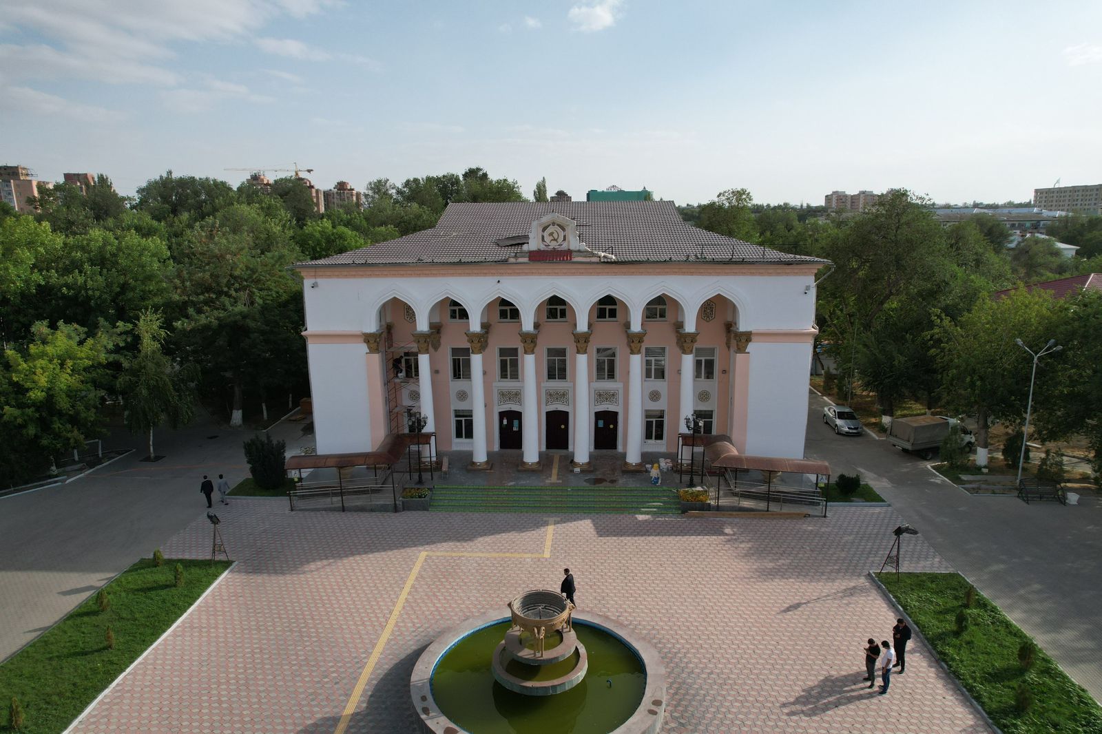 В Доме культуры проводится ремонт