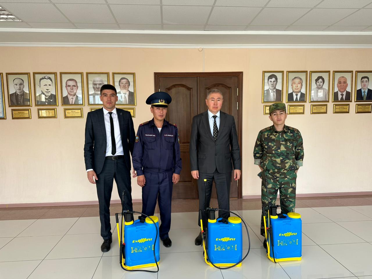 Қамысты ауданында өрттермен күресу үшін 50 рюкзак өрт сөндіргіш сатып алынды