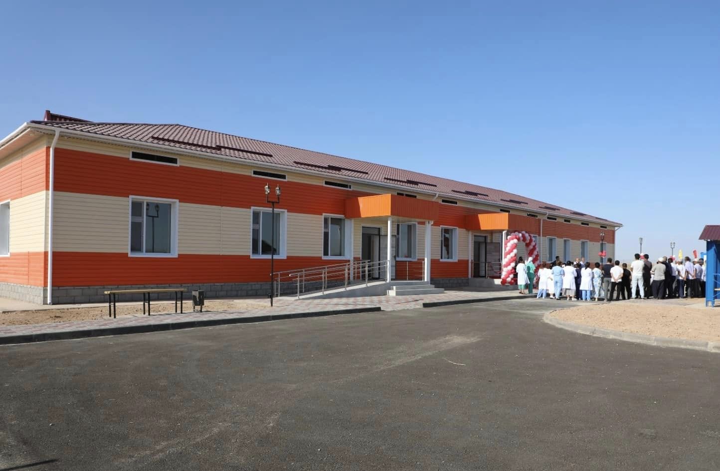 ТҮРКІСТАН: САРЫАҒАШТА ЖАҢА ДӘРІГЕРЛІК АМБУЛАТОРИЯ АШЫЛДЫ