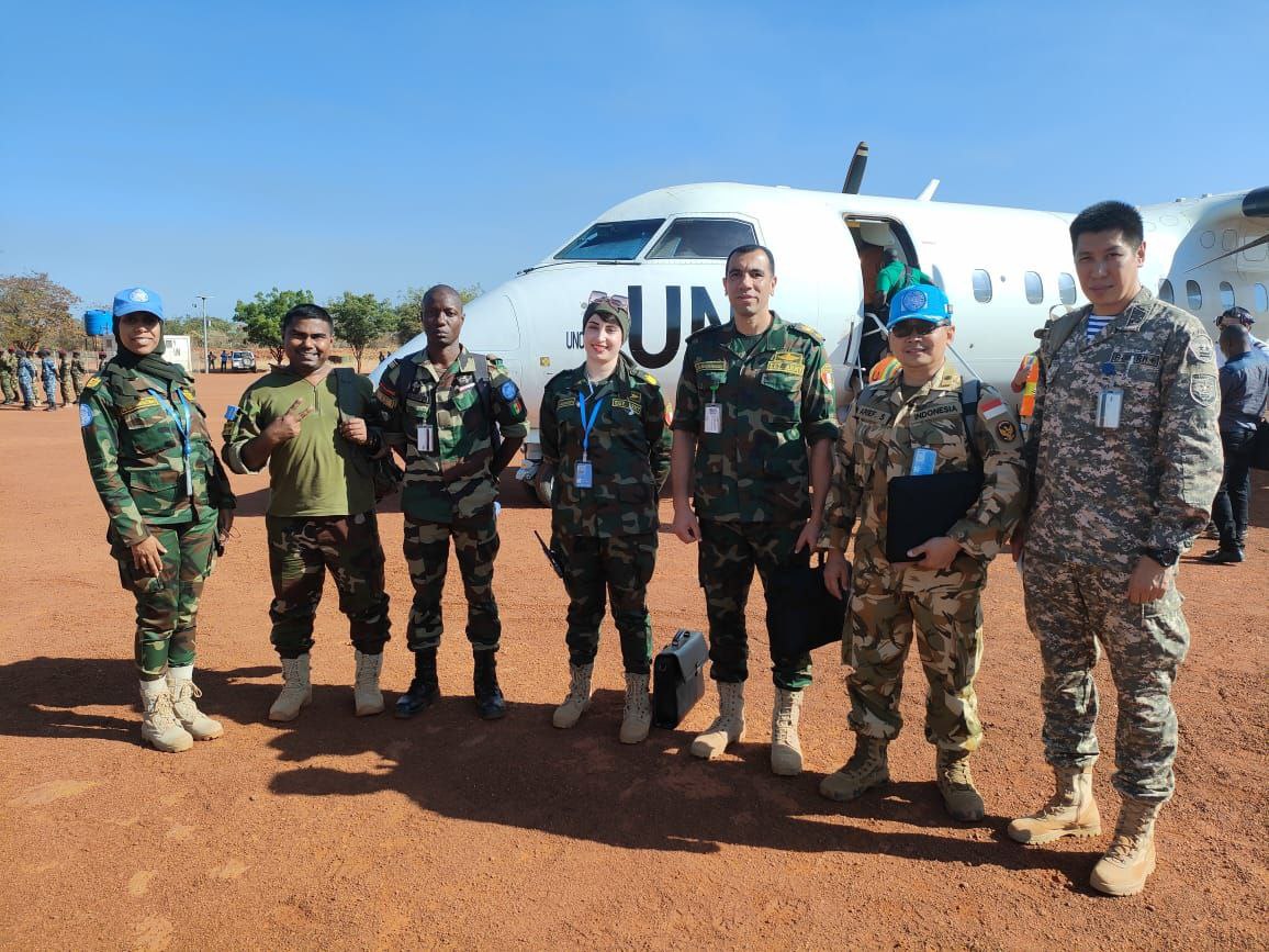 Проведена ротация казахстанских миротворцев в Центральноафриканской Республике