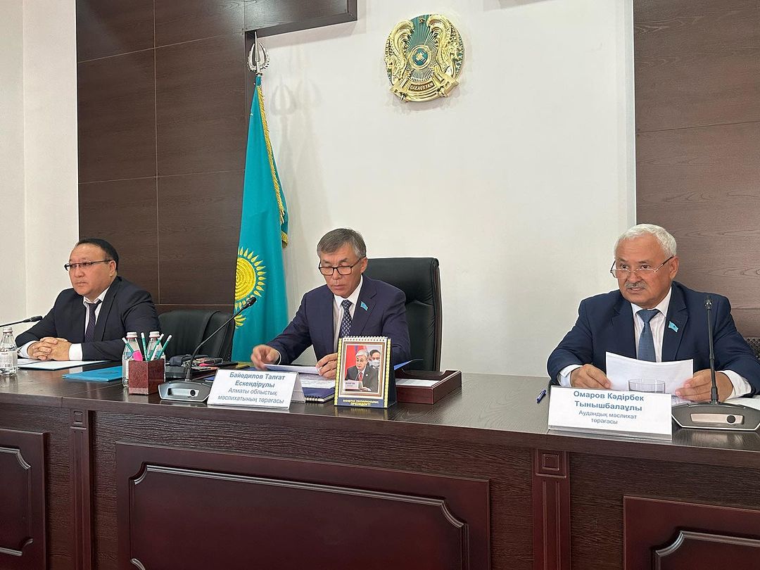 «Балқаш ауданында әлеуметтік-экономикалық даму көрсеткіштерінің орындалуы» және құрылыс нысандарына мониторинг жүргізу мақтасында ауданымызға іссапармен Алматы облыстық мәслихатының төрағасы келді