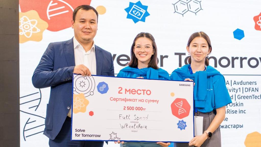 Ученицы карагандинской НИШ завоевали второе место на республиканском конкурсе социальных проектов
