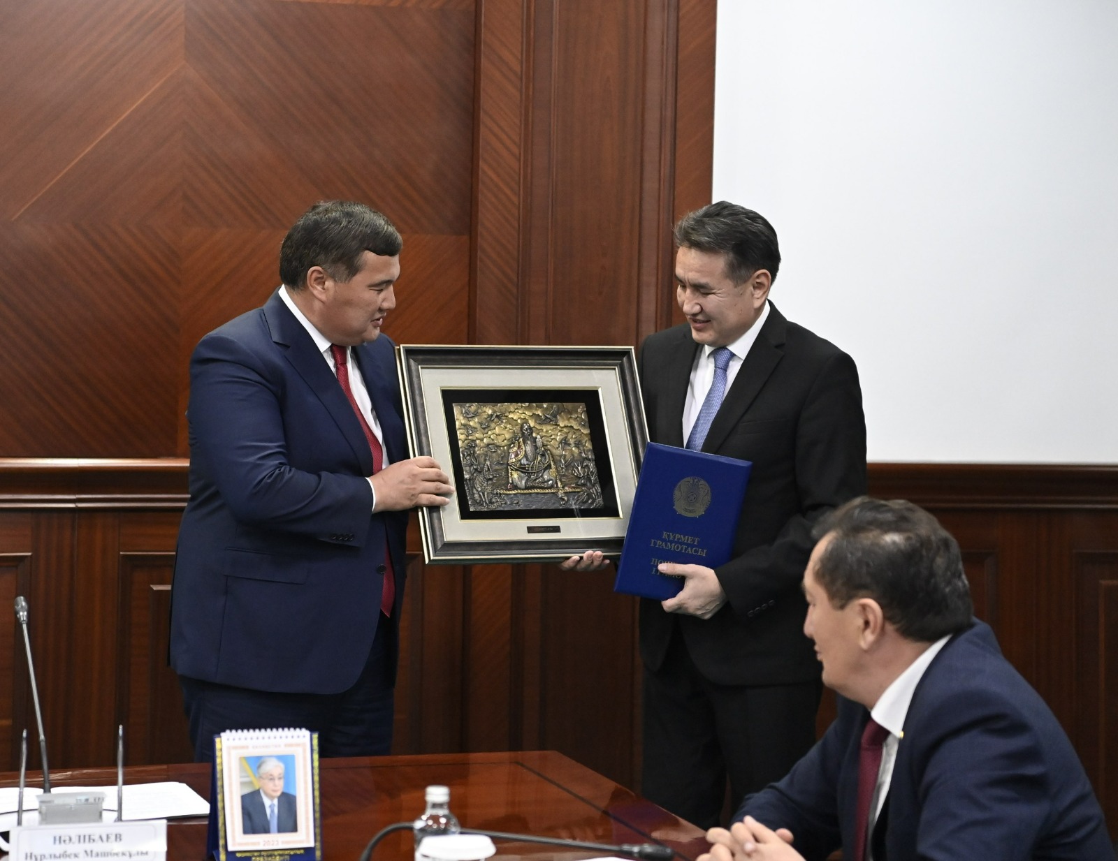 Нурымбета Сактаганова проводили на новую должность