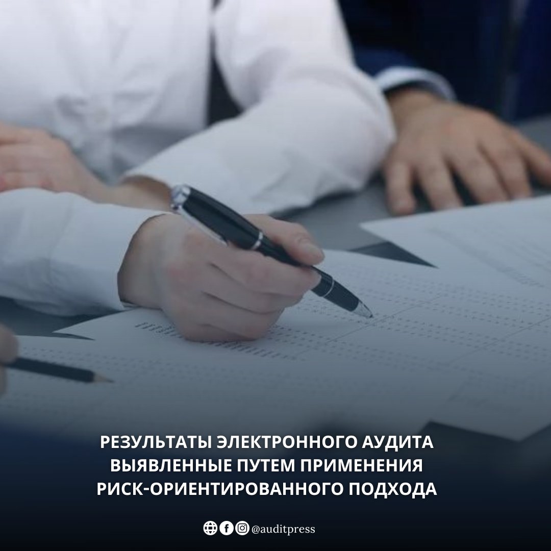 Результаты электронного аудита Комитета внутреннего государственного аудита Министерства финансов Республики Казахстан выявленные путем применения риск-ориентированного подхода