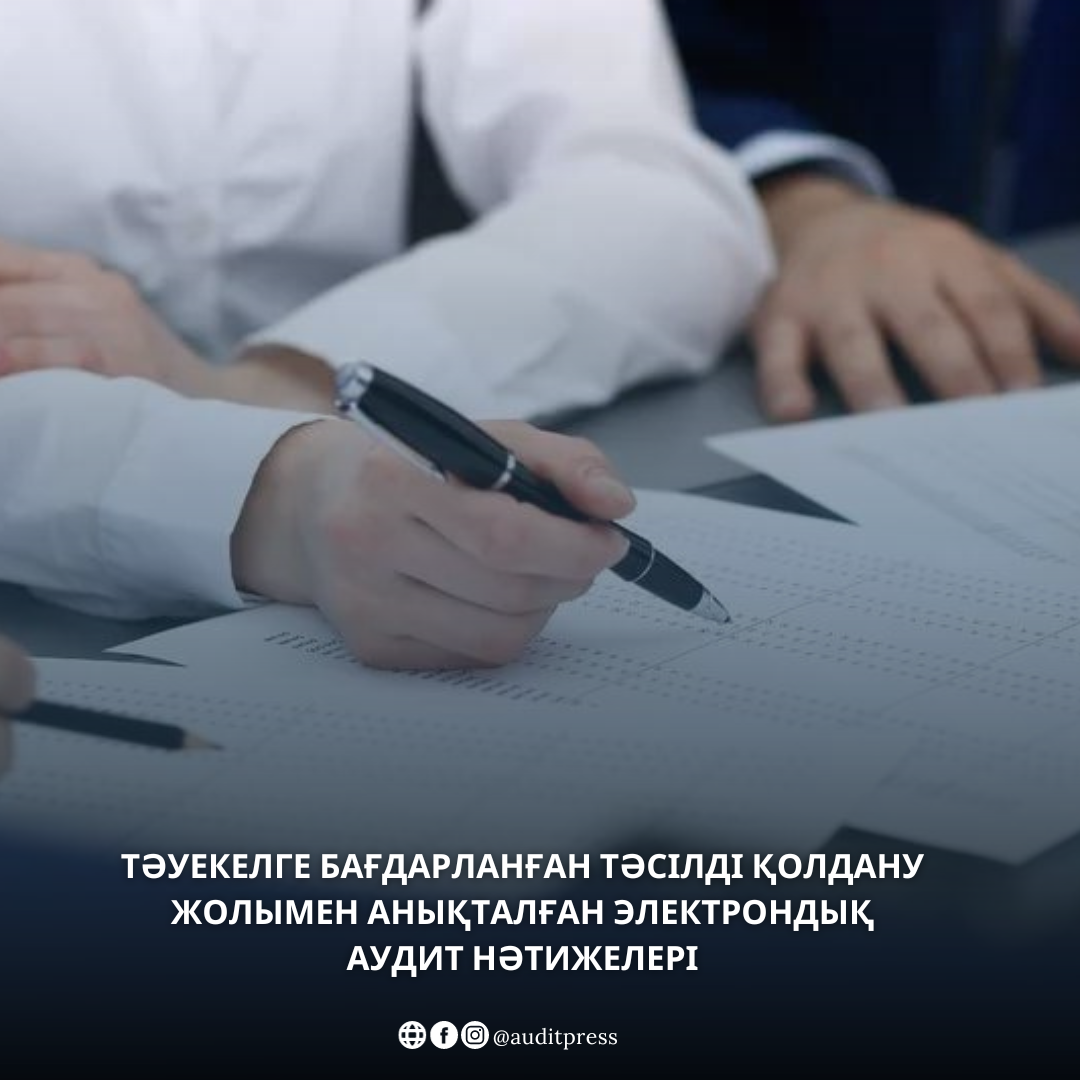 Қазақстан Республикасы Қаржы министрлігі Ішкі мемлекеттік аудит комитетінің тәуекелге бағдарланған тәсілді қолдану жолымен анықталған электрондық аудит нәтижелері