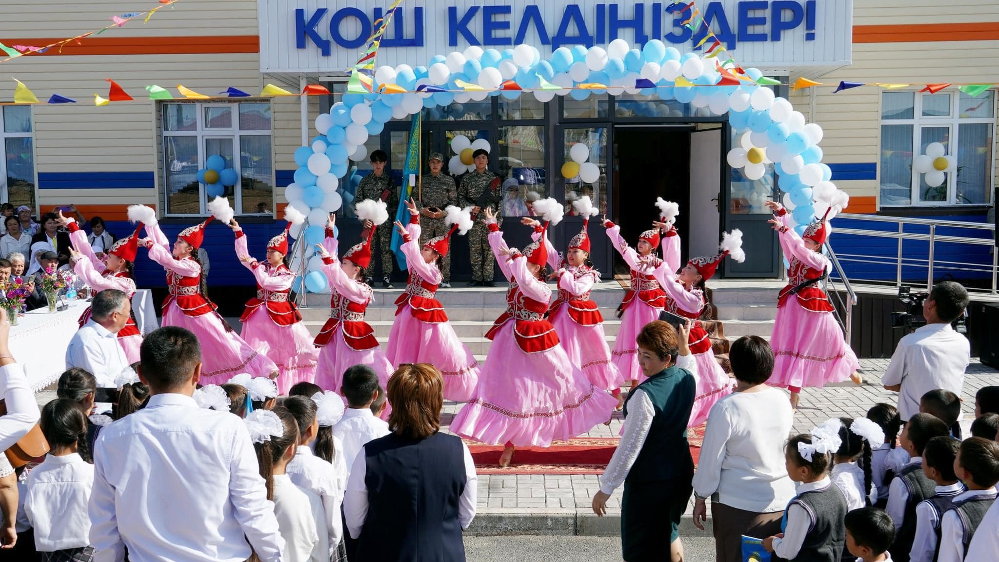ТУРКЕСТАН: НОВУЮ ШКОЛУ ОТКРЫЛИ В СЕЛЕ СЫРЛЫСАЙ КАЗЫГУРТА