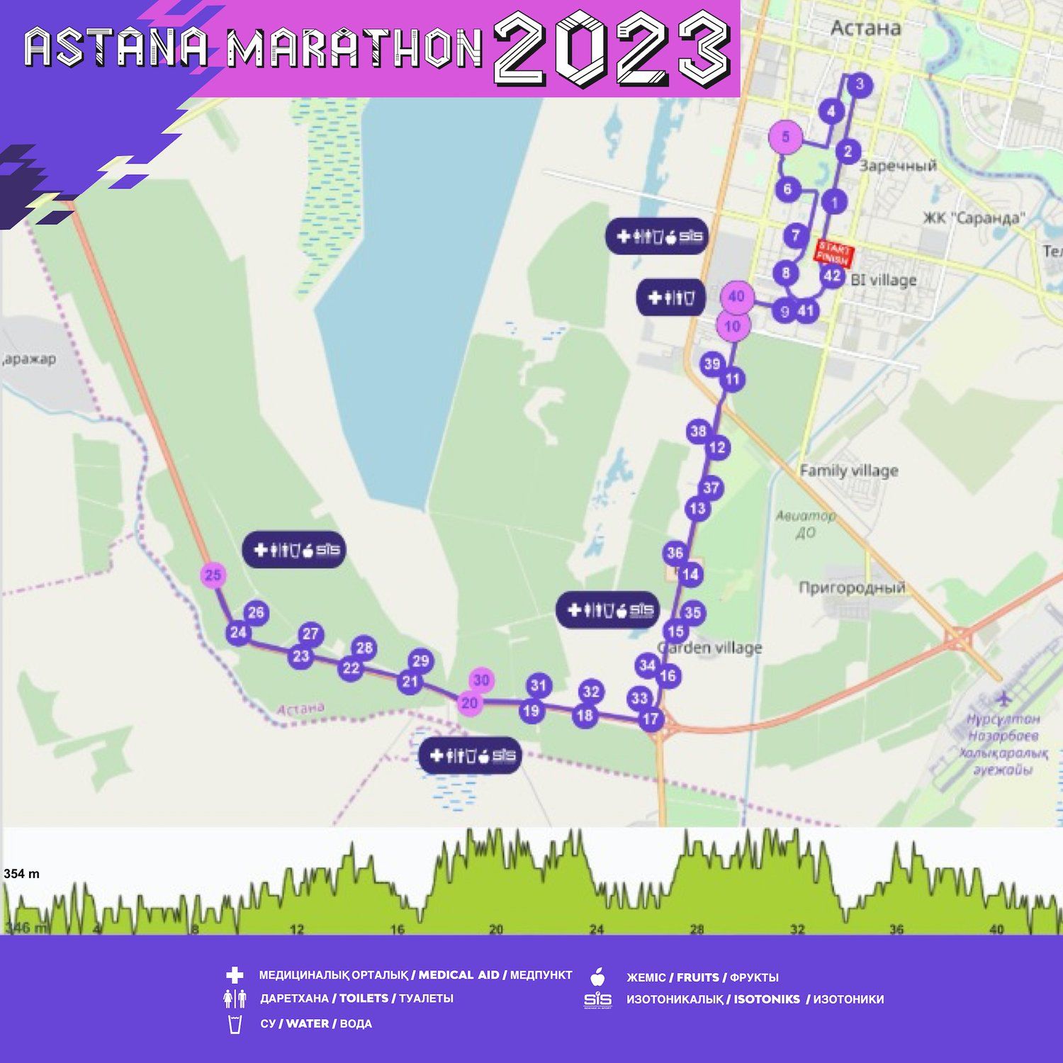 Astana Marathon 2023: маршрут забега изменили