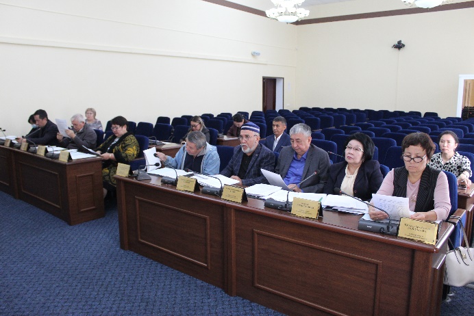 Под председательством Амренова Рышата Бабаевича состоялось заседание Общественного совета города Экибастуза, на котором рассмотрены 6 вопросов.