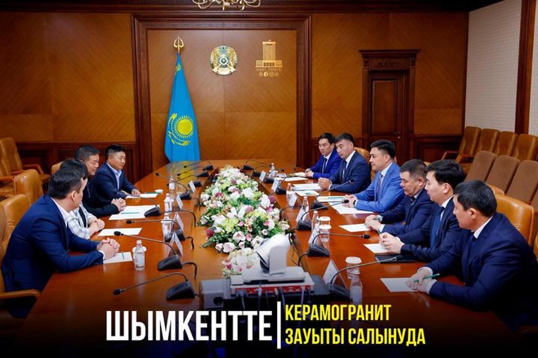 ШЫМКЕНТТЕ КЕРАМОГРАНИТ ЗАУЫТЫ САЛЫНУДА