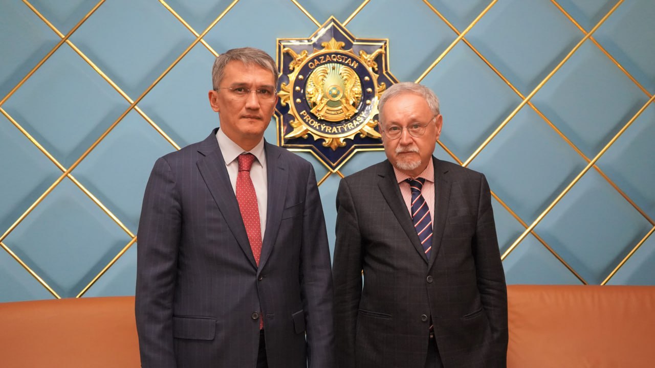 В Генеральной прокуратуре состоялась встреча с Чрезвычайным и Полномочным Послом Республики Польша в Казахстане
