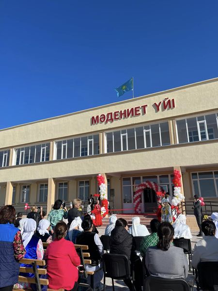 Сайын Шапағатов ауылында мәдениет үйі ашылды