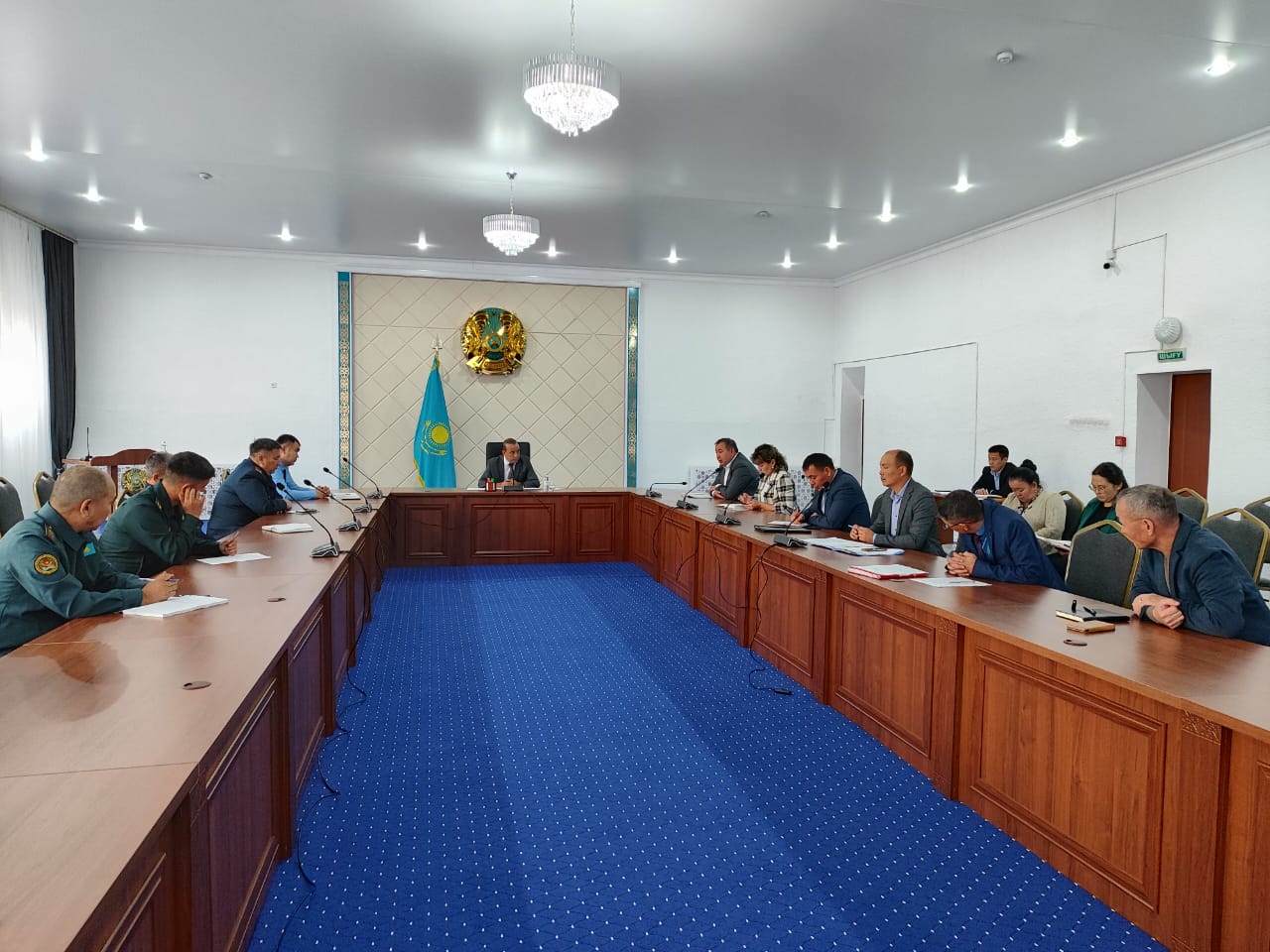 Заседание координационного совета по приграничным вопросам при акимате Уалихановского района