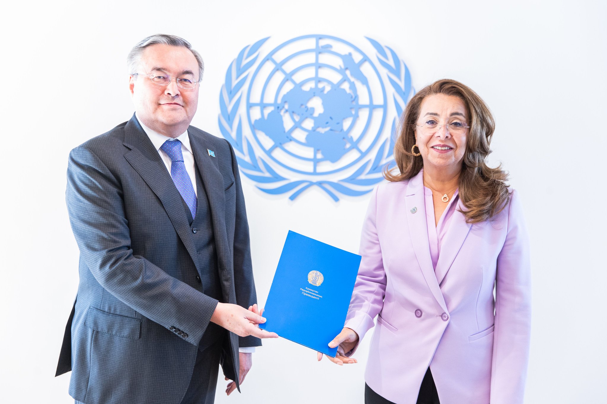 The Permanent Representative of Kazakhstan presented credentials to the Director-General of the UN Office in Vienna