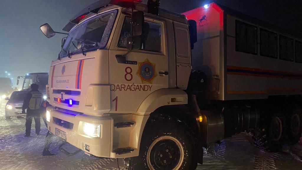 В Карагандинской области остаётся закрытым движение на девяти участках автодорог   