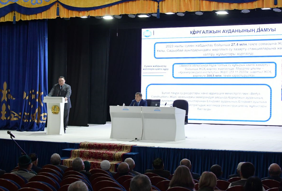 Облыс әкімінің Қорғалжын ауданына жұмыс сапары