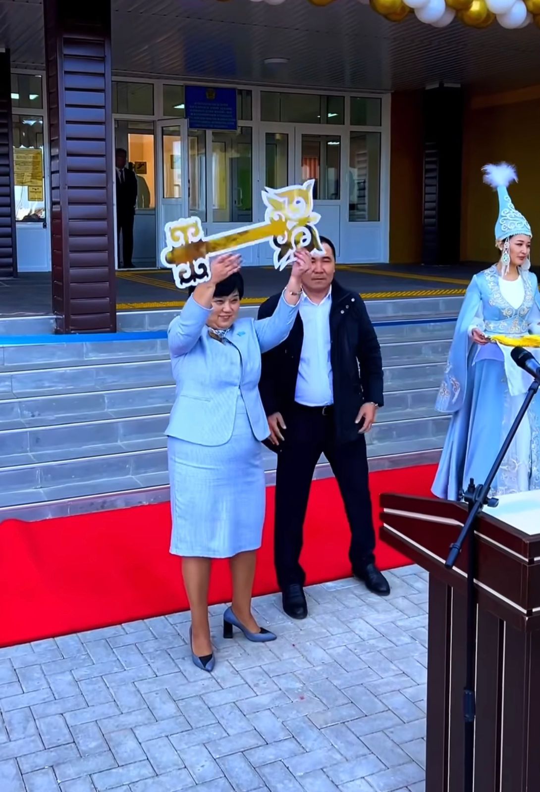 Opening of the new building of the secondary school named after Zh. Kudaibergenov,