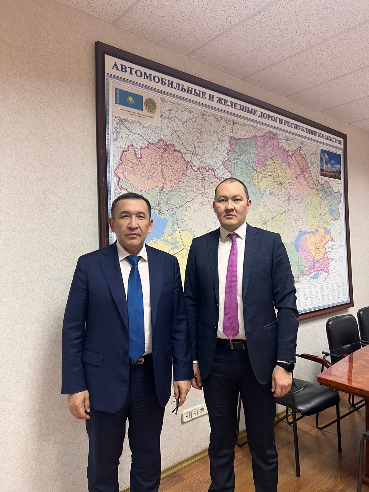 Вице-министр транспорта Казахстана провел встречу с генсеком ПС МПК ТРАСЕКА