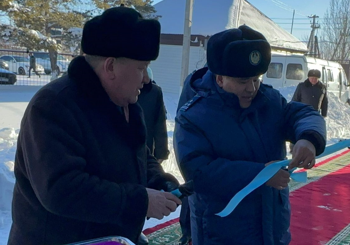 Ақмола облысында Атбасар ауданының полиция бөлімінің жаңа ғимаратының салтанатты ашылуы өтті