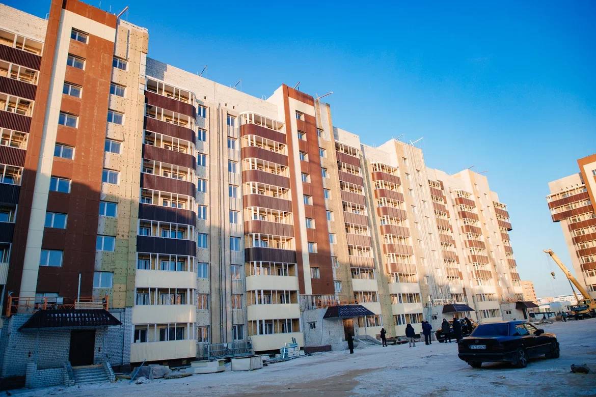 В микрорайоне "Карагайлы" ведутся строительные работы 21 многоэтажного жилого дома