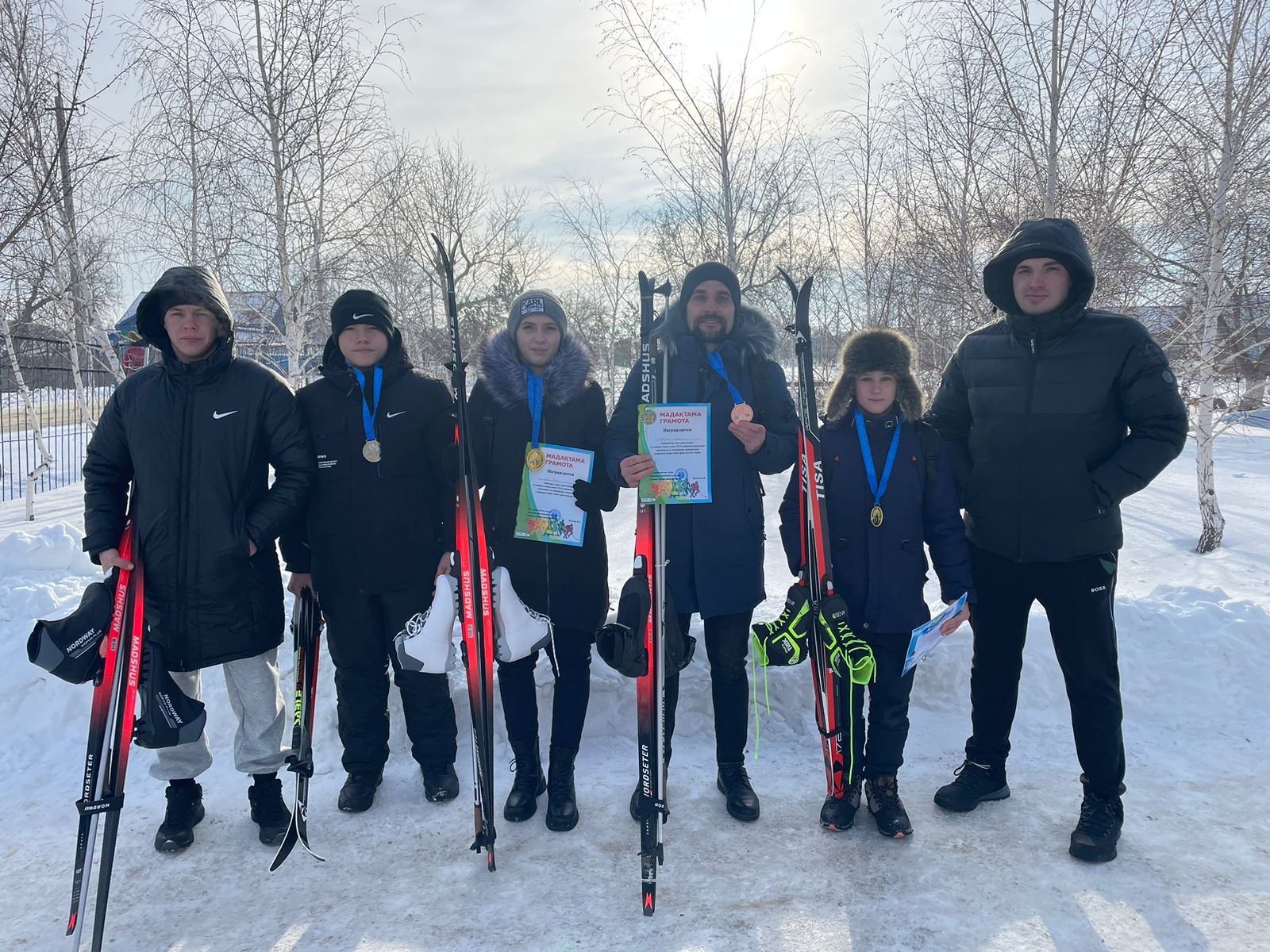 Зимняя спартакиада по лыжным гонкам