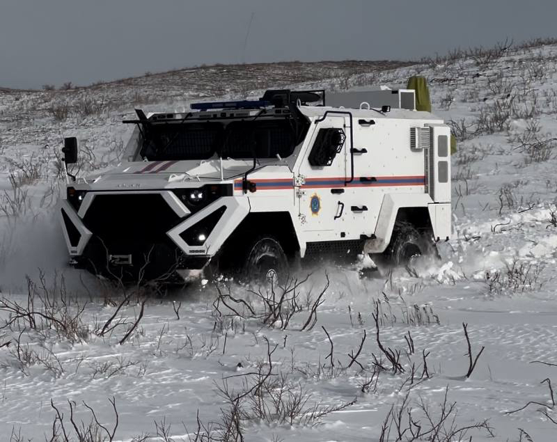 ТЖМ-де Алан-2 радиациялық, химиялық, биологиялық барлау арнайы машинасы сынақтан өткізілуде