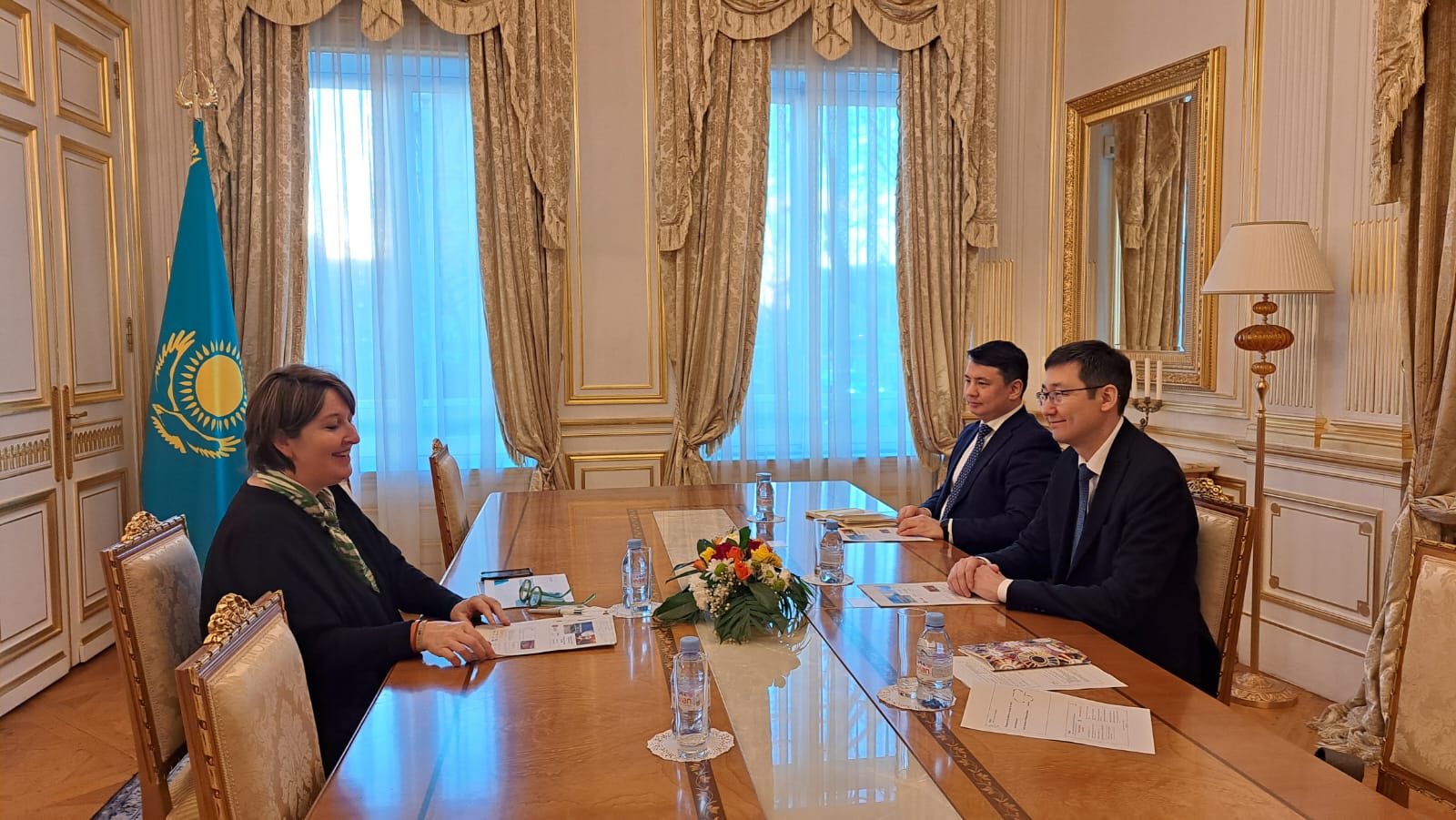 Т. СҰЛТАНҒАЗИЕВ ЭЫДҰ ЕЛДЕРІНІҢ ДЕНСАУЛЫҚ САҚТАУ ЖҮЙЕЛЕРІНІҢ ТҰРАҚТЫЛЫҒЫ МӘСЕЛЕЛЕРІ ЖӨНІНДЕГІ МИНИСТРЛІКТІҢ КЕЗДЕСУІНЕ ҚАТЫСТЫ