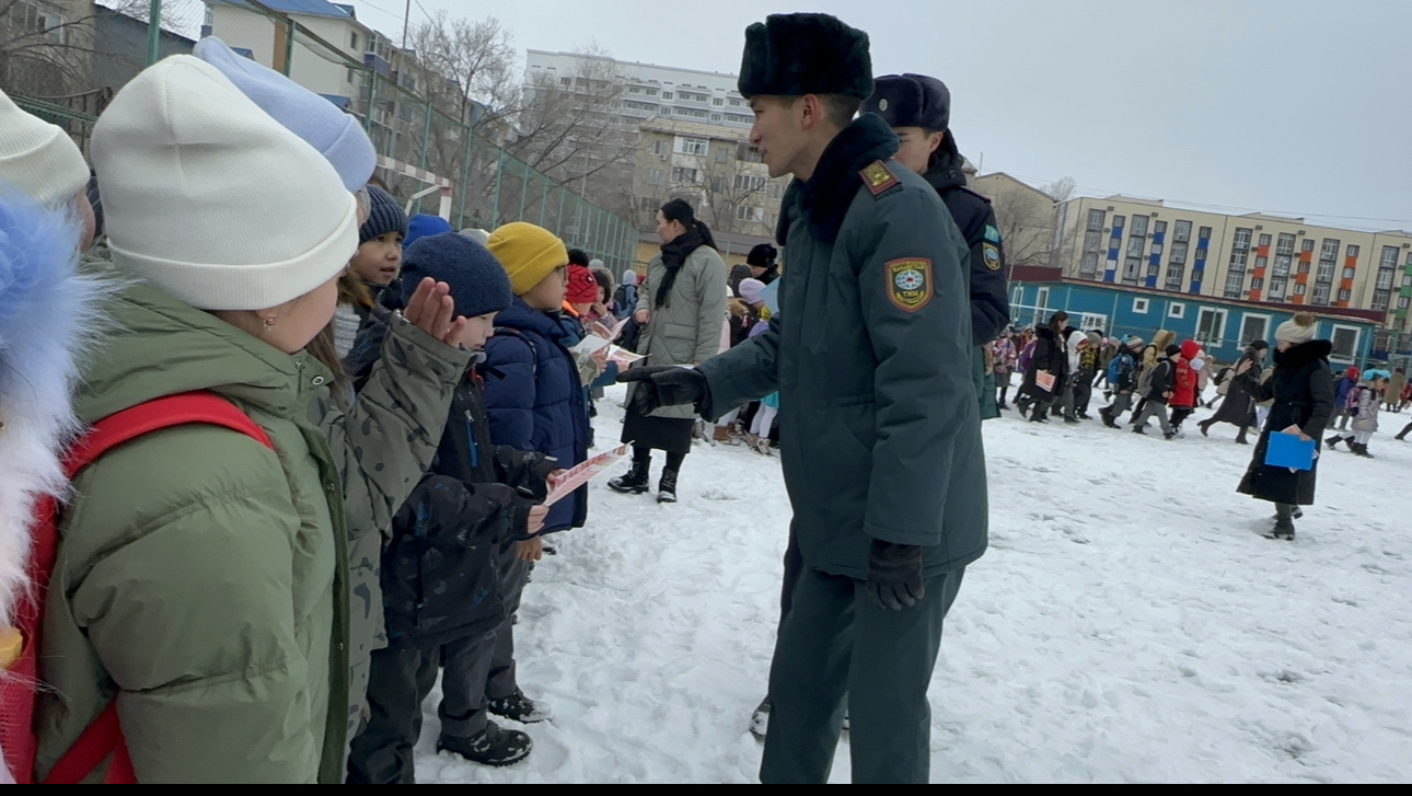 Мектепте сейсмикалық жаттығулар өткізілді