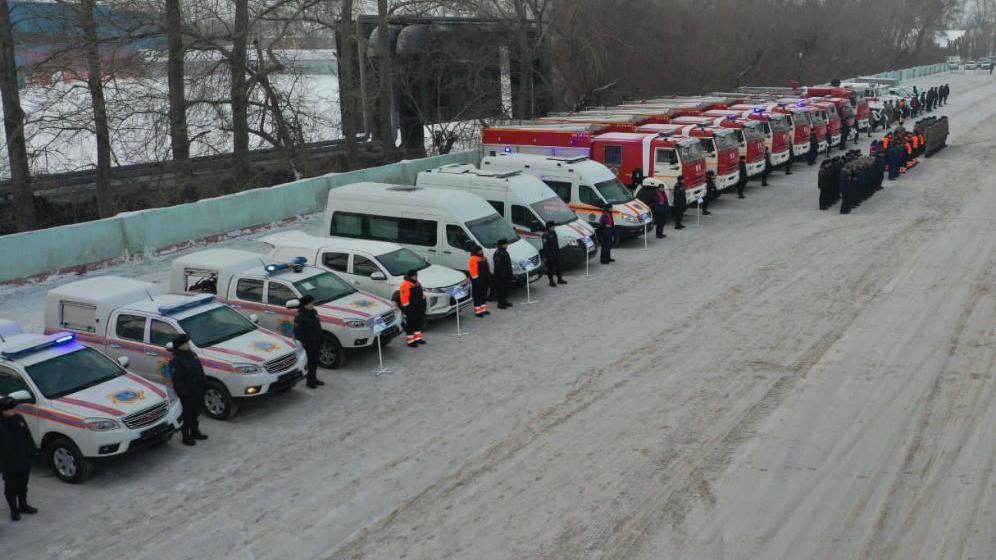 Новую спецтехнику получили спасатели Карагандинской области